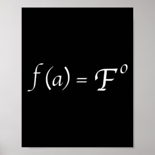 Funny Fafo Math Equation Novelty Math Teacher Poster