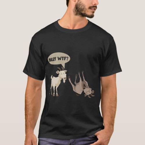 Funny Fainting Goat Hilarious Mountain Animal T_Shirt