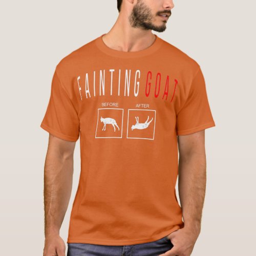 Funny Fainting Goat  T_Shirt