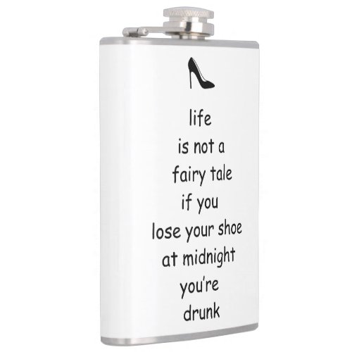 funny Fairytale Cinderella glass slipper Flask