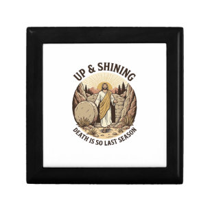 Funny Faith Resurrection Cave Vintage Engraving Sh Gift Box