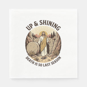 Funny Faith Resurrection Cave Vintage Engraving Sh Napkins