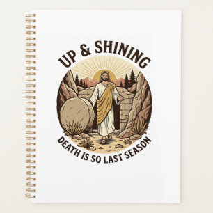 Funny Faith Resurrection Cave Vintage Engraving Sh Planner