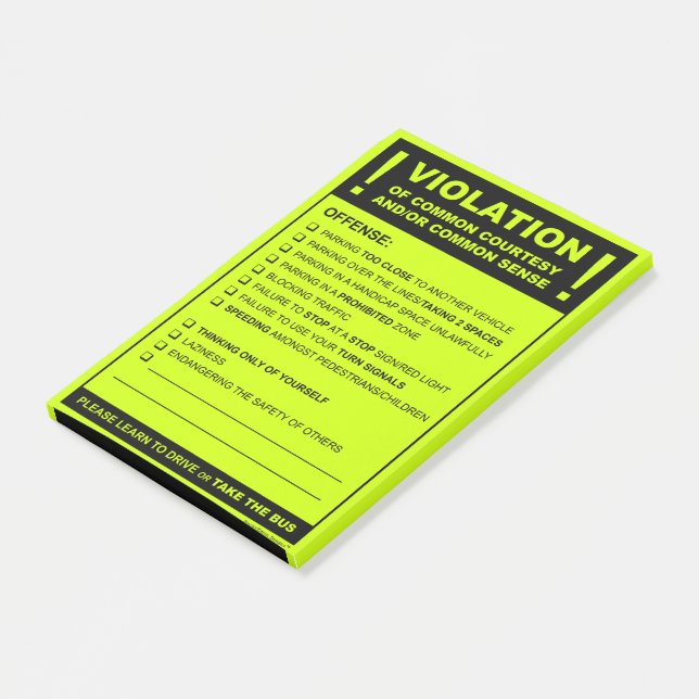 funny-fake-parking-ticket-driving-citation-post-it-notes-zazzle for Fake Parking Ticket Free Printable Funny Fake Parking Ticket Driving Citation Post-it Notes | Zazzle for Fake Parking Ticket Free Printable