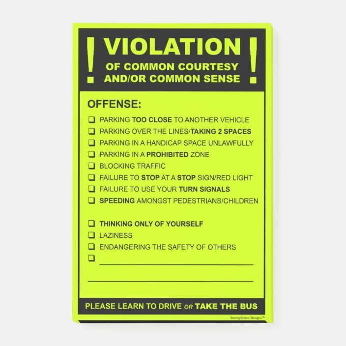 Funny Fake Parking Ticket Driving Citation Post It Notes Zazzle   Funny Fake Parking Ticket Driving Citation Post It Notes R1f86684b33ce4e0c8455dc62f9966534 Eabgr 704 