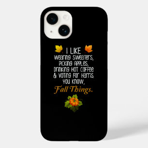 Funny Fall 2024 November Election Pro-Harris Case-Mate iPhone 14 Case