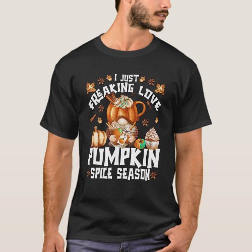 Funny Fall Gnome For Women Tis The Season For Pump T_Shirt
