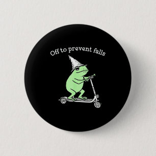 Funny Fall Prevention Spt Pta Nurse Button