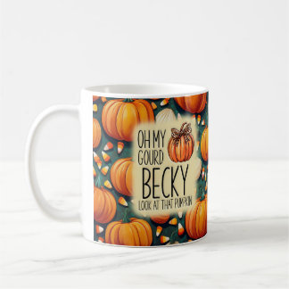 Funny Fall Pumpkin Mug, Gourd Mug Mom Friend Gift