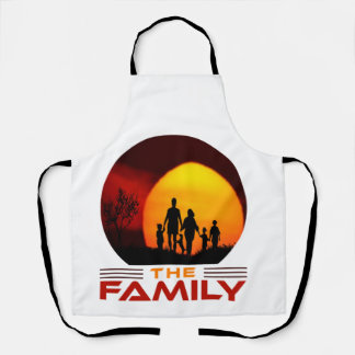 funny family,avalance family apron