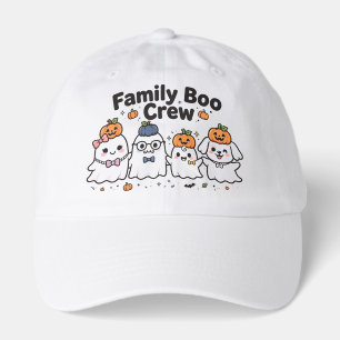 Funny Family Boo Crew Halloween Shirt   Mens Match Hat