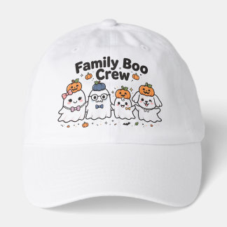 Funny Family Boo Crew Halloween Shirt | Mens Match Hat