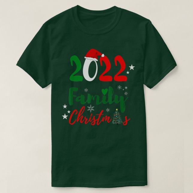 Funny Family Christmas 2022 Squad Santa Christmas  T-Shirt (Design Front)