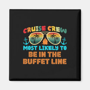 Funny Family Cruise 2025 Most Likely To Cruise Cre Magnet