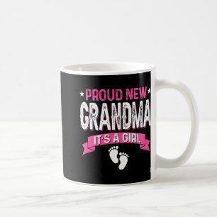 Funny Family Gender Reveal Proud New Grandma It's Coffee Mug