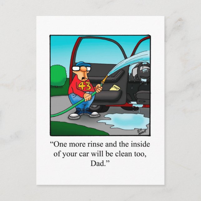 Funny "Family Humor" Postcard "Spectickles" (Front)