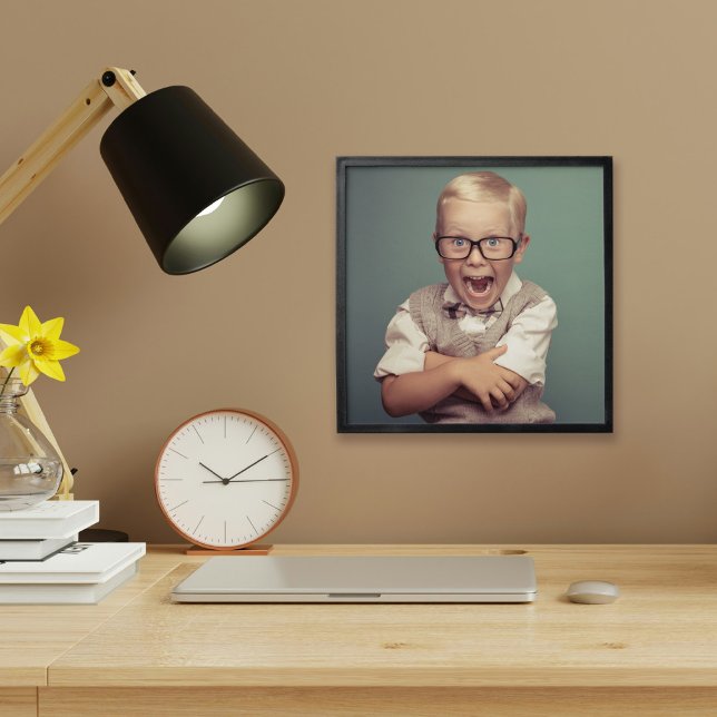 Funny Family Member Photo Peel And Stick Photo Tile (Personalize with your selected photo.)