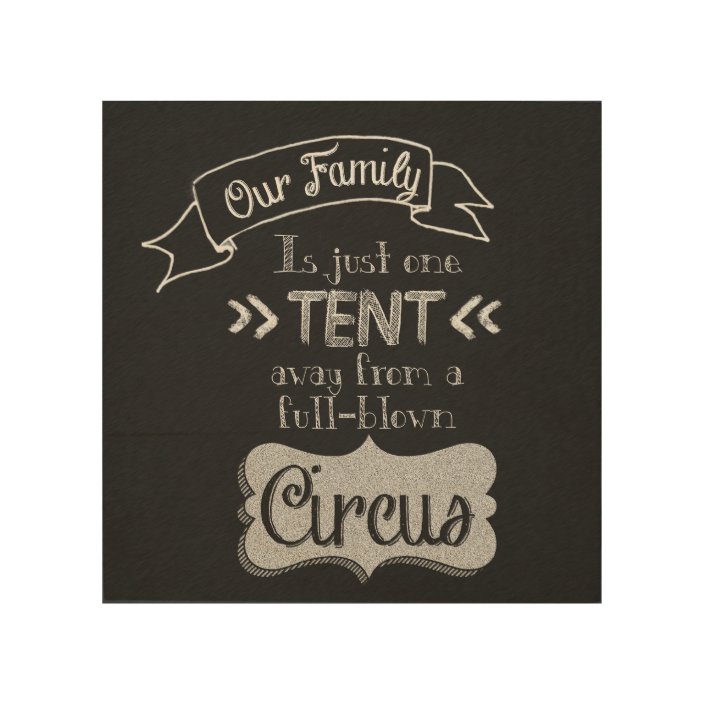 Funny Family Quote Chalkboard Art Zazzle Com