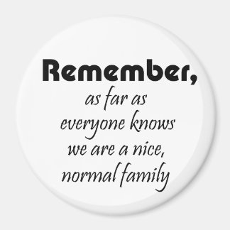 Funny family quote magnets novelty joke gifts