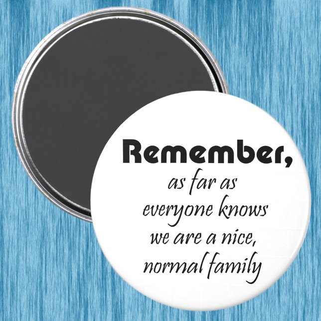 Funny family quote magnets novelty joke gifts (Creator Uploaded)