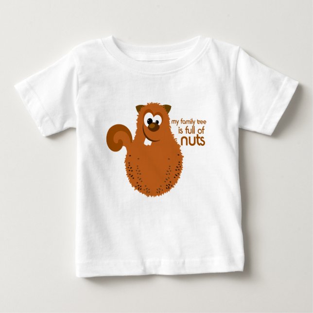 Funny Family Tree Baby T-shirt (Front)