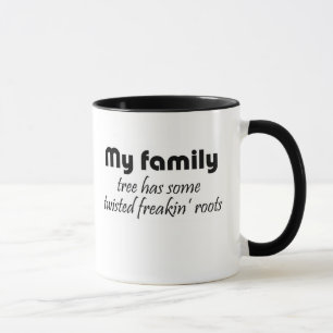 Funny family tree quotes gifts coffee cups quote