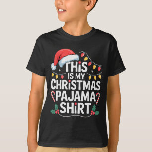 Funny Family Xmas Men Women Kids This Is My Christ T-Shirt