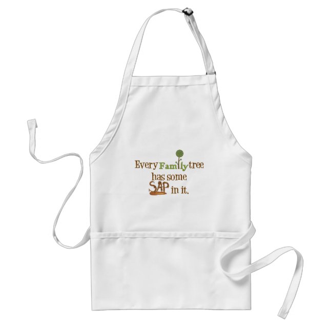 Funny FamilyTree Adult Apron (Front)