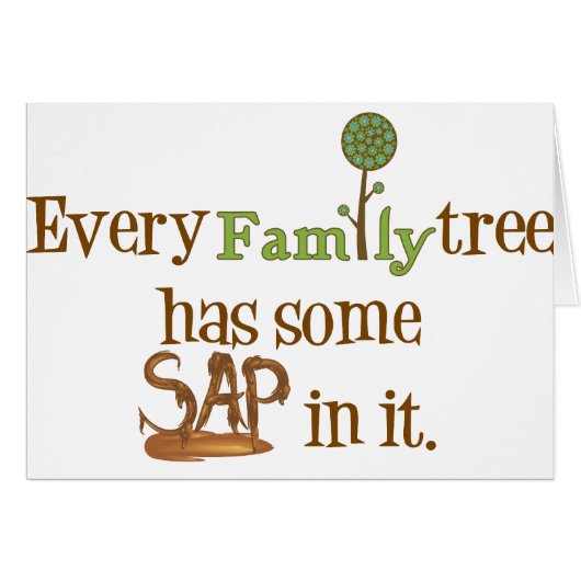 Funny FamilyTree Cards (Front Horizontal)