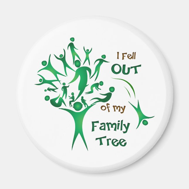 Funny FamilyTree Magnet (Front)