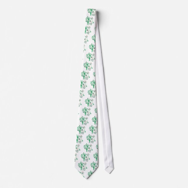 Funny FamilyTree Tie (Front)