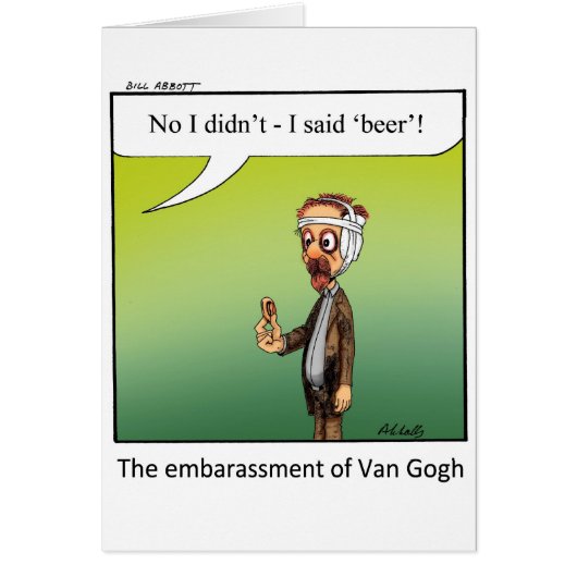 Funny Famous Artist Cartoon Gift! (Front)