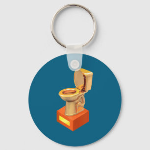 Funny Fantasy Football Loser Toilet Keychain