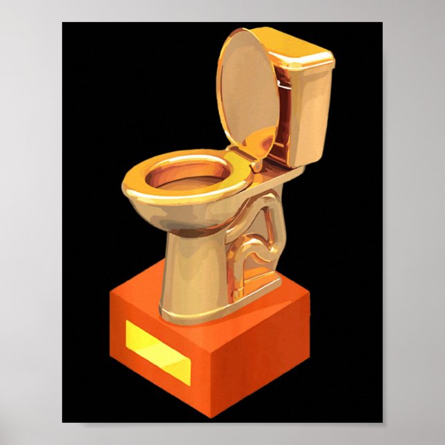 Funny Fantasy Football Loser Toilet  Poster (Front)