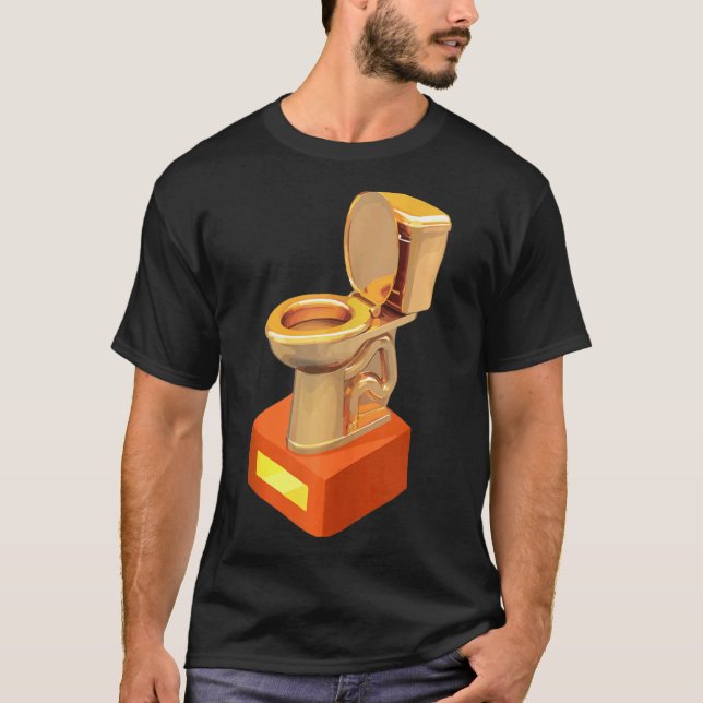 Funny Fantasy Football Loser Toilet  T-Shirt (Front)
