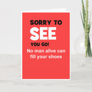 funny farewell card