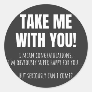 Funny Farewell Mug For Coworker Leaving Goodbye Bo Classic Round Sticker