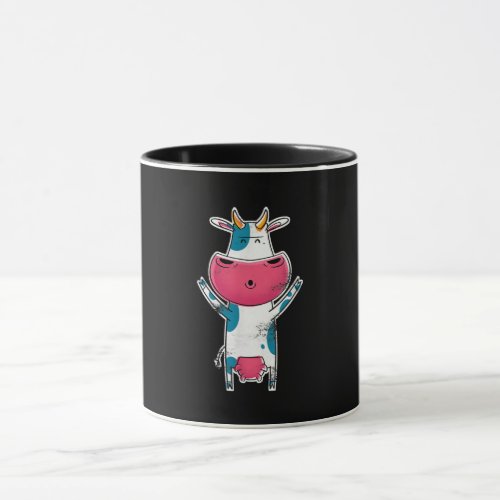 Funny Farm Animal Idea Cute Cow Lover Gift Mug