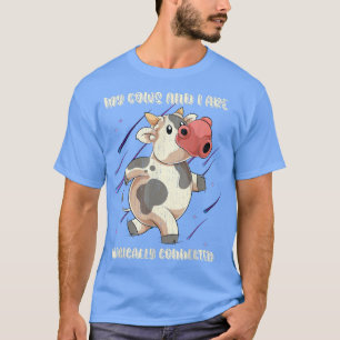 Funny Farm Animal Lover Farmer Cow Lover Cute Cow T-Shirt