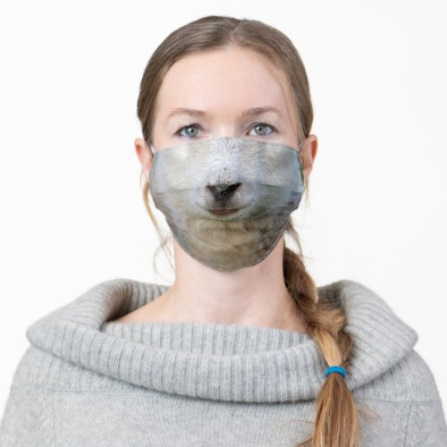 funny farm animal sheep lamb adult cloth face mask