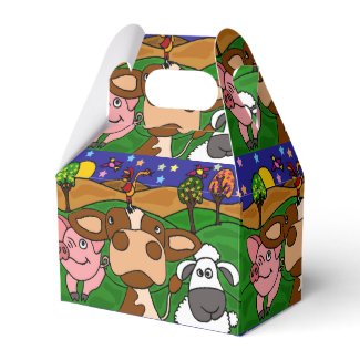 Funny Farm Animals Gift Box