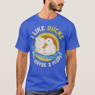 Funny Farm Bird Duck Lover Animal Farmer Duck T-Shirt