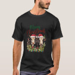 Funny Farm Christmas Print For All Cows Mooey Chri T-Shirt