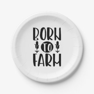 Funny Farm Country Life Farmer Wife Chicken Lady Paper Plates