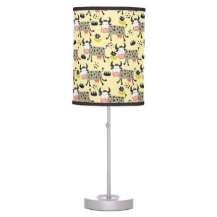 Funny Farm Cows Table Lamp