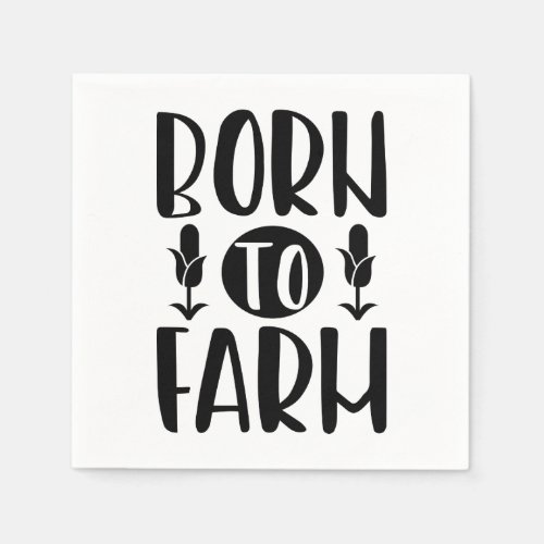 Funny Farm  Farmer Country Horse Chicken Cow Napkins