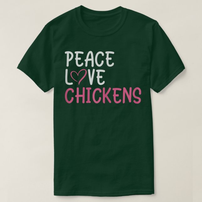 Funny Farm Lover Chickens Graphic for Women and Gi T-Shirt (Design Front)