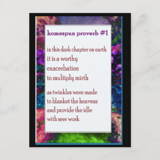 Funny Farm Poem Card #11