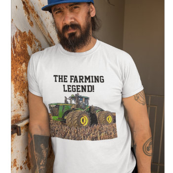 Funny Farm Tractor Heavy Equipment Operator T-shirt by TheShirtBox at Zazzle