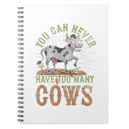 Funny Farmer Farm Animal Lover Cute Cow Lrbva Per Notebook
